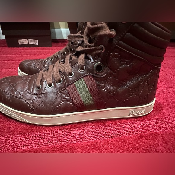 Men’s Guccissima Hightop sneakers size 8 - Picture 11 of 16